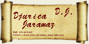 Đurica Jaramaz vizit kartica